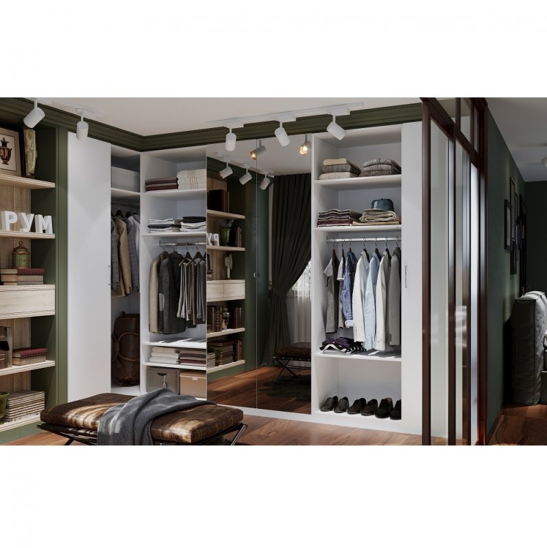 Гардеробная Рум. Комплект 5.2, белый