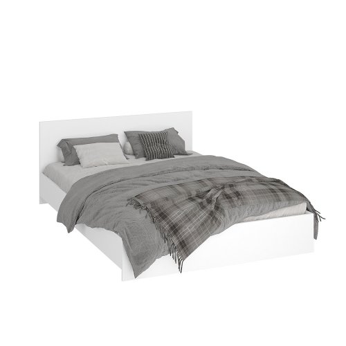 Кровать с основанием ЛДСП Ронда КР-140 140х200, белый