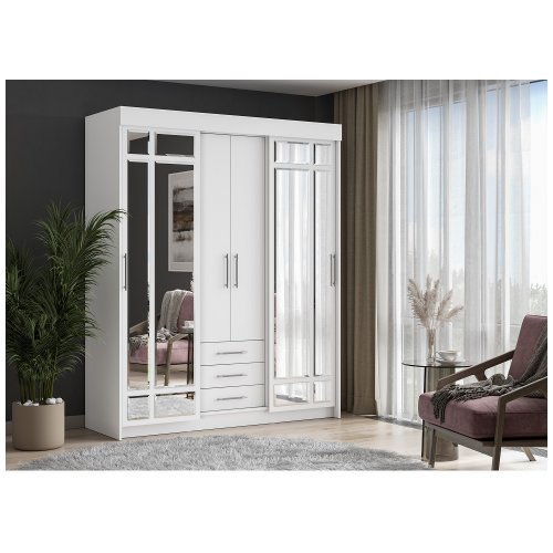 Шкаф-купе Фортуна, белый Шкаф-купе Фортуна, белый