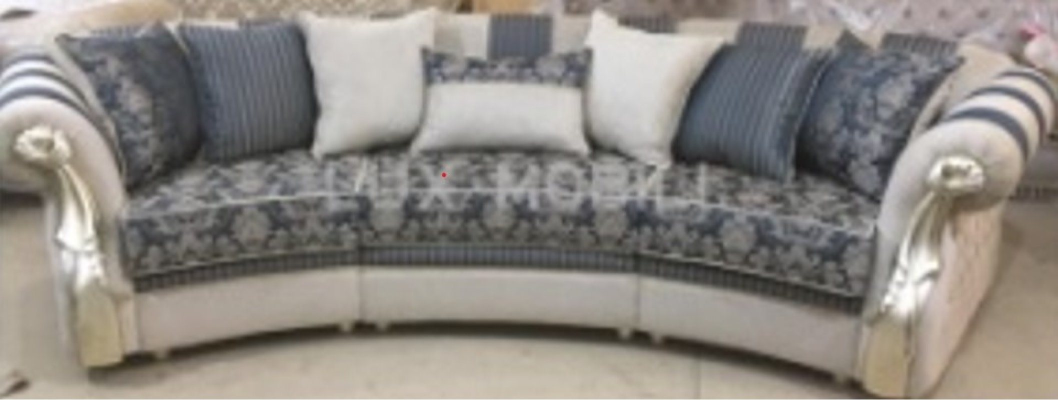 BEATRICE (БЕАТРИЧЕ) Диван эркерный 3-х местный 3600 (ткань категория 10) дизайн 1