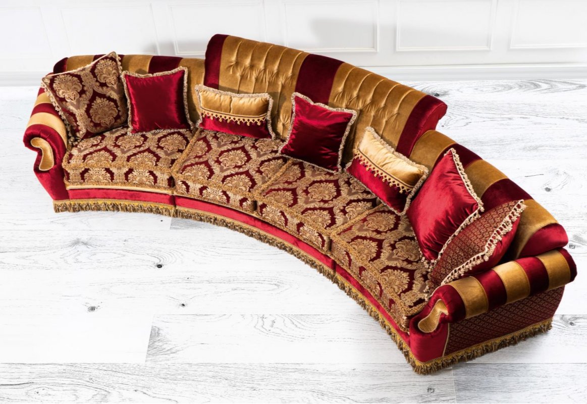 BEATRICE (БЕАТРИЧЕ) Диван эркерный 4-х местный 4600 (ткань категория 10) дизайн 3