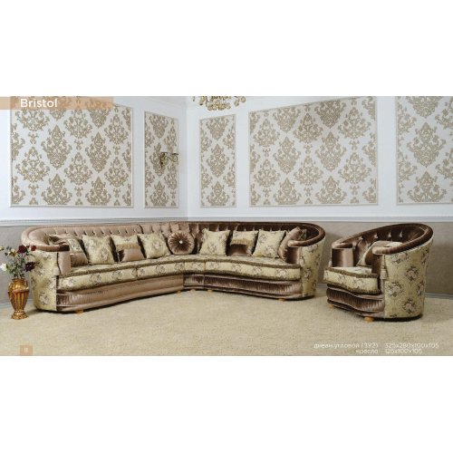 BRISTOL LUX (БРИСТОЛЬ ЛЮКС) Угловой диван 5-ти местный (3У2) с механизмом (ткань категория 10) BRISTOL LUX (БРИСТОЛЬ ЛЮКС) Угловой диван 5-ти местный (3У2) с механизмом (ткань категория 10)