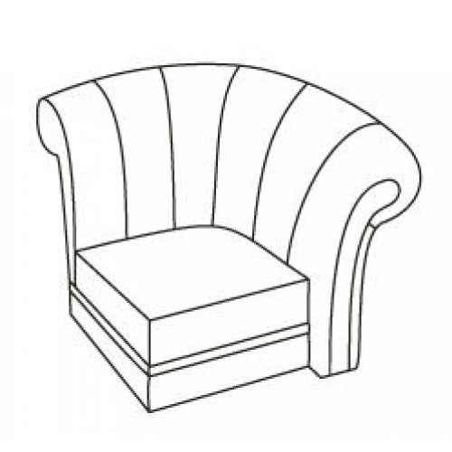 ВАЛЕНСИЯ Оттоманка правая 3R (10 категория ткани)