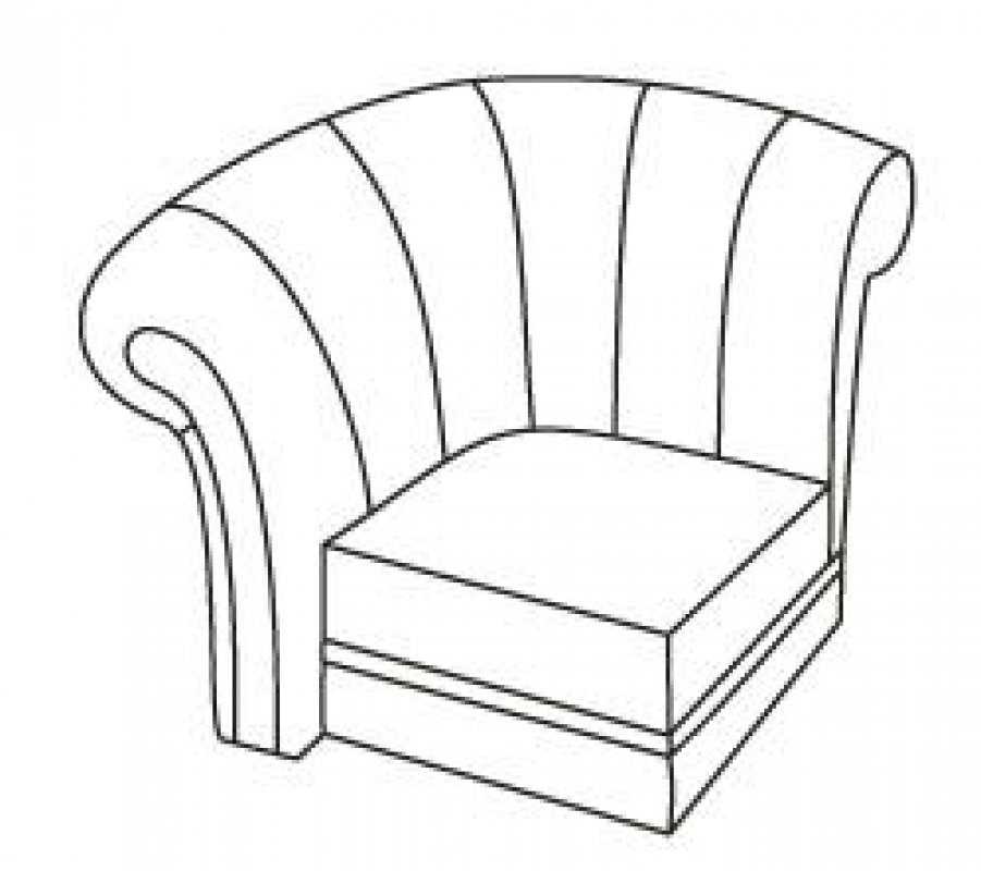 ВАЛЕНСИЯ Оттоманка левая 3L (10 категория ткани)