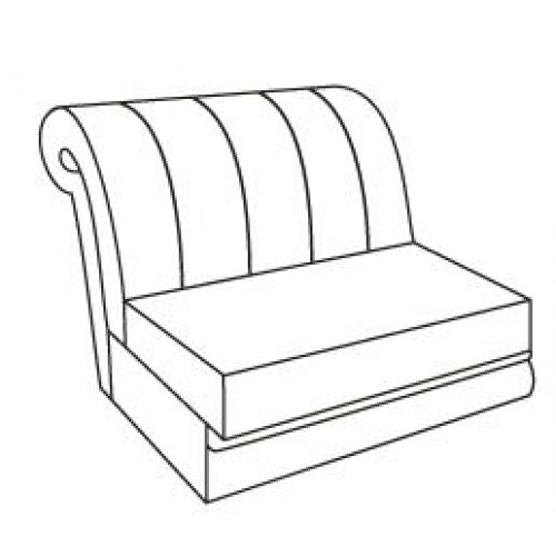 ВАЛЕНСИЯ Диванная секция с механизмом "Дельфин" (10 категория ткани)