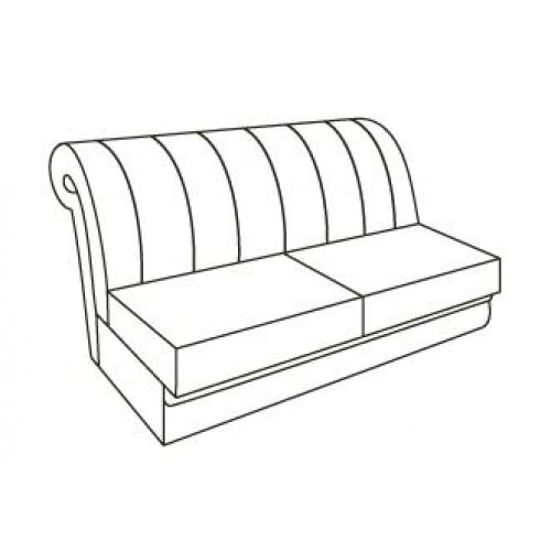 ВАЛЕНСИЯ Диванная секция без механизма (10 категория ткани)