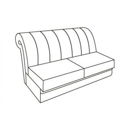 ВАЛЕНСИЯ Диванная секция с механизмом "Дельфин" (10 категория ткани)