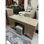 ЛАУРА Комплект (Кровать 1,8 + 2 Тумбочки + Туалетный стол + Пуф + 6-ти дв. шкаф)