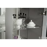 DIMARE (ДИМАРЕ) D2310=ВИТРИНА 2 ДВ. С ЗЕРКАЛОМ ПОЛКИ СТЕКЛО 4 ШТ