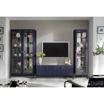 DIMARE (ДИМАРЕ) D3290=ВИТРИНА 1 ДВ. С ЗЕРКАЛОМ ПОЛКИ СТЕКЛО 4 ШТ