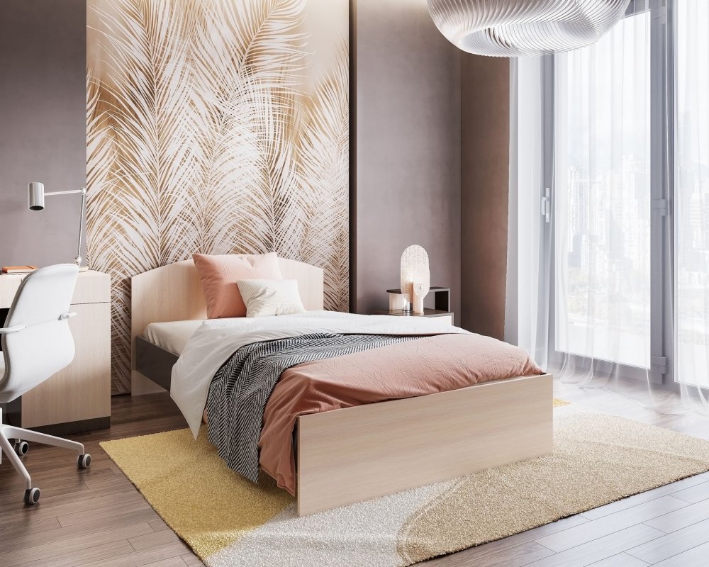 Кровать с настилом Ненси-1 80х200