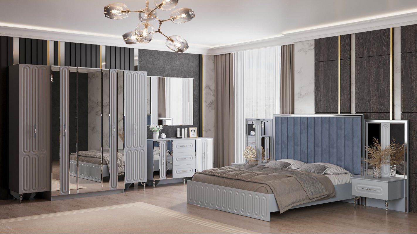 ГАЛАКСИ Спальня с 5-ти дверным шкафом