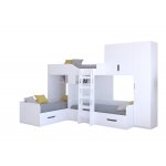 ТРИО/2 Кровать детская 3-х местная, 2-х ярусная 