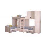 ТРИО/2 Кровать детская 3-х местная, 2-х ярусная 