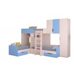 ТРИО/2 Кровать детская 3-х местная, 2-х ярусная 