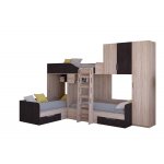 ТРИО/2 Кровать детская 3-х местная, 2-х ярусная 