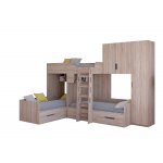 ТРИО/2 Кровать детская 3-х местная, 2-х ярусная 