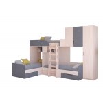 ТРИО/2 Кровать детская 3-х местная, 2-х ярусная 