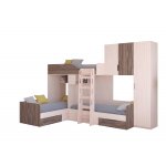 ТРИО/2 Кровать детская 3-х местная, 2-х ярусная 