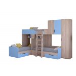 ТРИО/2 Кровать детская 3-х местная, 2-х ярусная 