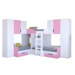 ТРИО/3 Кровать детская 3-х местная, 2-х ярусная 