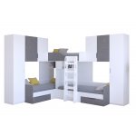 ТРИО/3 Кровать детская 3-х местная, 2-х ярусная 