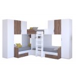 ТРИО/3 Кровать детская 3-х местная, 2-х ярусная 