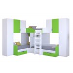 ТРИО/3 Кровать детская 3-х местная, 2-х ярусная 