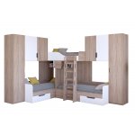 ТРИО/3 Кровать детская 3-х местная, 2-х ярусная 