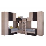 ТРИО/3 Кровать детская 3-х местная, 2-х ярусная 