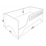 АСТРА-13 Кровать детская 