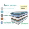 АСТРА ЛЮКС Матрац 140 см, жёсткость средняя, выше средней (высота 18 см)