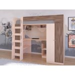 АСТРА 10 Кровать-чердак детский 80*195 (левая/правая)