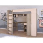 АСТРА 10 Кровать-чердак детский 80*195 (левая/правая)