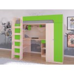 АСТРА 10 Кровать-чердак детский 80*195 (левая/правая)