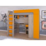 АСТРА 10 Кровать-чердак детский 80*195 (левая/правая)