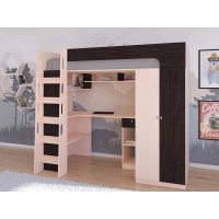 АСТРА 10 Кровать-чердак детский 80*195 (левая/правая)