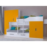 ЛЕО Кровать детская 2-х ярусная с диваном