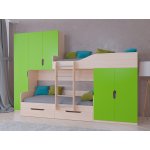 ЛЕО Кровать детская 2-х ярусная с диваном