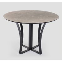 ЭЛЕГАНТ Стол обеденный круглый 1,1 (МДФ+пластик)