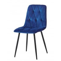 Стул C-1333 синий UF910-19/матовый черный