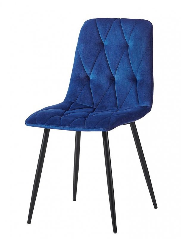 Стул C-1333 синий UF910-19/матовый черный