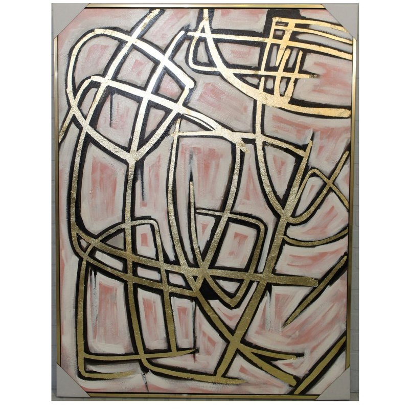 КАРТИНА С РАМОЙ ROSA HOME E800001 LINES