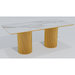 НАОМИ золото Стол 2,0 (керамогранит)