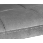 Офисное кресло для персонала DOBRIN TERRY BLACK (серый велюр (MJ9-75))