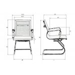 Офисное кресло для посетителей DOBRIN CODY MESH (бежевый (22039))