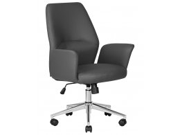 Офисное кресло для руководителей DOBRIN SAMUEL (серый)