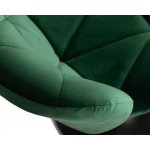 Стул барный DOBRIN BARNY BLACK (зеленый велюр (MJ9-88))