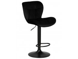 Стул барный DOBRIN BARNY BLACK (черный велюр (MJ9-101))
