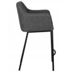 Стул полубарный DOBRIN LUCAS COUNTER (серая ткань (F-22))